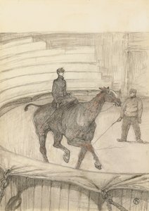 At the Circus: Rehearsal, 1899 by Henri de Toulouse Lautrec