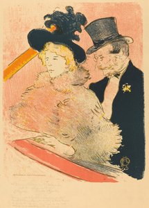 At the Concert by Henri de Toulouse Lautrec