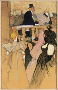 At the Opera Ball by Henri de Toulouse Lautrec