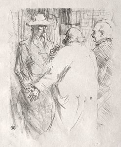 At the Foot of Sinai: Clemenceau at Busk by Henri de Toulouse Lautrec