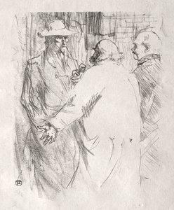 At the Foot of Sinai: Clemenceau at Busk by Henri de Toulouse Lautrec
