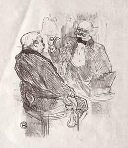 At the Foot of Sinai: Georges Clemenceau and the Oculist Mayer by Henri de Toulouse Lautrec