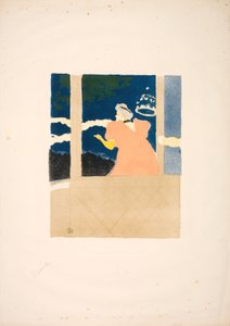 Aux Ambassadeurs - Singer at the Café-Concert by Henri de Toulouse Lautrec