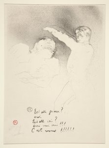 At the Varieties: Mademoiselle Lender and Brasseur by Henri de Toulouse Lautrec