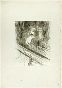 Baron Moïse, the Box, from Au Pied du Sinaï by Henri de Toulouse Lautrec