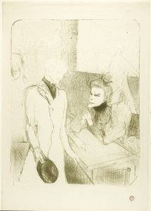 Brandès and le Bargy, in Les Cabotins by Henri de Toulouse Lautrec