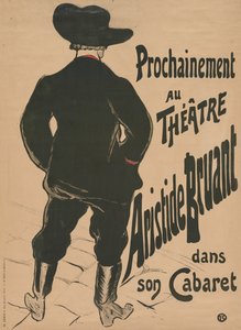 Bruant at the Mirliton by Henri de Toulouse Lautrec