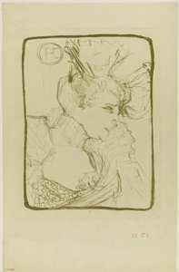 Bust of Mademoiselle Marcelle Lender by Henri de Toulouse Lautrec
