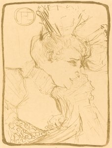 Bust of Mlle. Marcelle Lender by Henri de Toulouse Lautrec