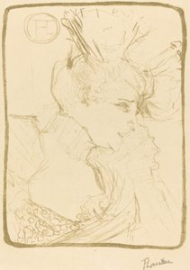 Bust of Mlle. Marcelle Lender by Henri de Toulouse Lautrec