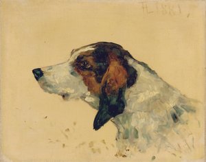 Hunting Dog, 1881 by Henri de Toulouse Lautrec