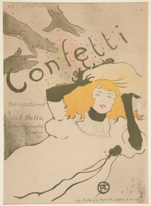 Confetti by Henri de Toulouse Lautrec