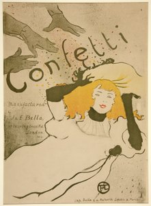 Confetti by Henri de Toulouse Lautrec