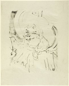 Coquelin the Elder, from Treize Lithographies by Henri de Toulouse Lautrec