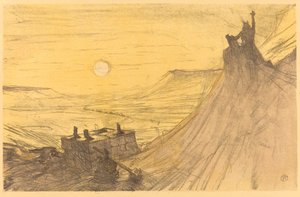 Cover for "At the Foot of Sinai" by Henri de Toulouse Lautrec