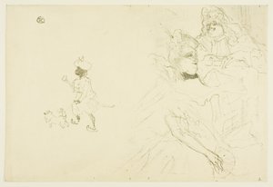 Cover for The Example of Ninon de Lenclos in Love by Henri de Toulouse Lautrec