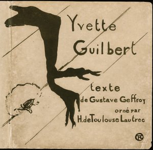 Cover for Yvette Guilbert by Henri de Toulouse Lautrec