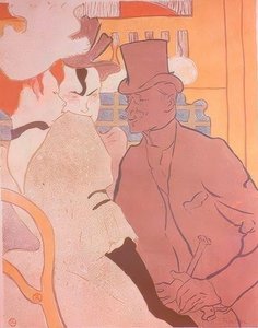 The Englishman at the Moulin Rouge by Henri de Toulouse Lautrec