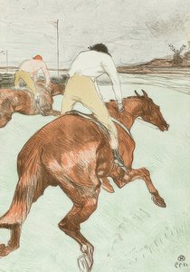 The Jockey by Henri de Toulouse Lautrec