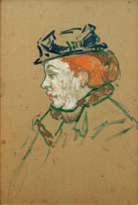 The Dancer Gabrielle by Henri de Toulouse Lautrec