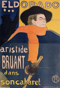 Eldorado: Aristide Bruant by Henri de Toulouse Lautrec