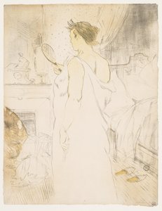 Elles: Woman with a Hand Mirror