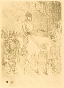 Entrance of Brasseur in Chilperic, 1895