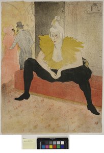 Woman with Tray, Breakfast, Madame Baron and Mademoiselle Popo by Henri de Toulouse Lautrec