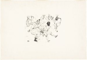 Footit and Chocolat by Henri de Toulouse Lautrec