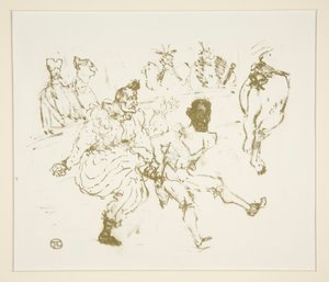 Footit and Chocolat by Henri de Toulouse Lautrec