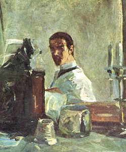 Self-Portrait in Front of a Mirror by Henri de Toulouse Lautrec