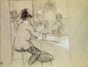 Gin Cocktails by Henri de Toulouse Lautrec