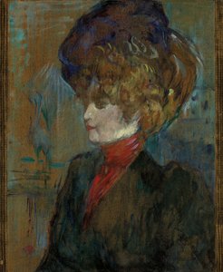 Head of an English Lady by Henri de Toulouse Lautrec