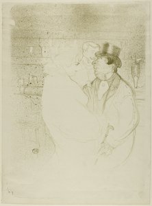 Ida Heath at the Bar by Henri de Toulouse Lautrec