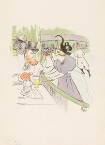 In the Skating Professional Beauty by Henri de Toulouse Lautrec