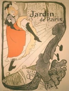 Jane Avril by Henri de Toulouse Lautrec
