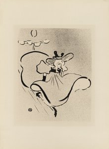 Jane Avril, from The Café-Concert