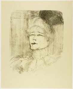Jeanne Granier, from Thirteen Lithographs by Henri de Toulouse Lautrec