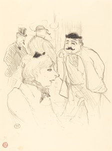 La Tige (Moulin-Rouge) by Henri de Toulouse Lautrec