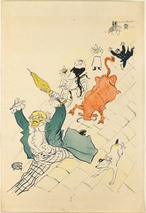 The Enraged Cow by Henri de Toulouse Lautrec