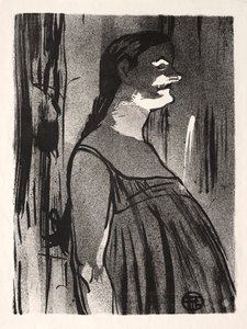 The Café-concert: Mme. Abdala by Henri de Toulouse Lautrec