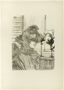 Le Margoin (Mademoiselle Louise Blouet) by Henri de Toulouse Lautrec