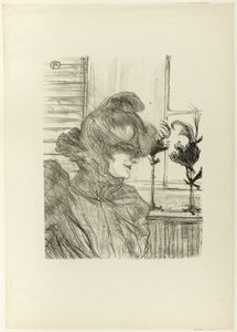 Le Margoin (Mademoiselle Louise Blouet) by Henri de Toulouse Lautrec