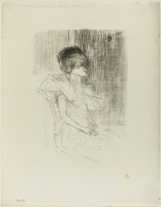 Lender Seated by Henri de Toulouse Lautrec