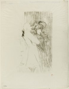 Lender and Auguez in La Chanson de Fortunio by Henri de Toulouse Lautrec