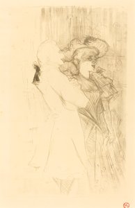 Lender and Auguez in La chanson de fortunio, 1895 by Henri de Toulouse Lautrec