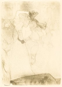 Lender from the Back Dancing the Bolero in "Chilperic" by Henri de Toulouse Lautrec