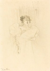 Luce Myres Full Face by Henri de Toulouse Lautrec