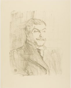 Lucien Guitry, from Thirteen Lithographs by Henri de Toulouse Lautrec