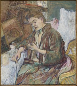 Madame Favre at Her Toilet by Henri de Toulouse Lautrec